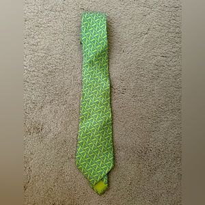 Hermes green tie